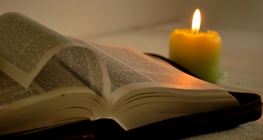 A good book and a lit candle is a great from of self-care.