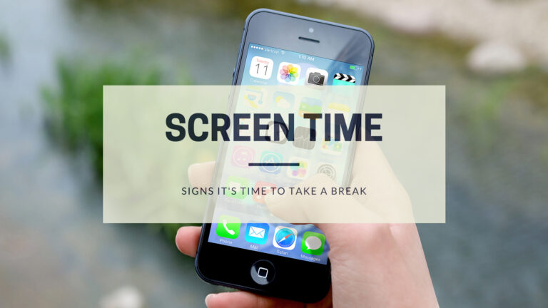 Take a break from the Screen