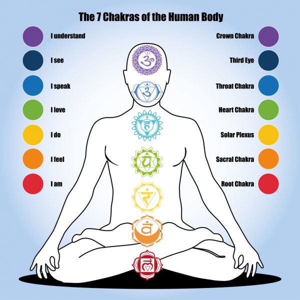 reiki energy healing through the 7 chakras of the human body