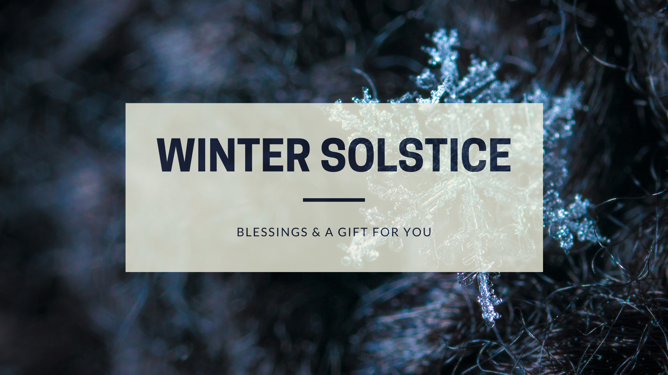 winter solstice blessings