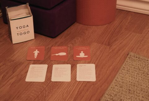 yoga sequence flash cards