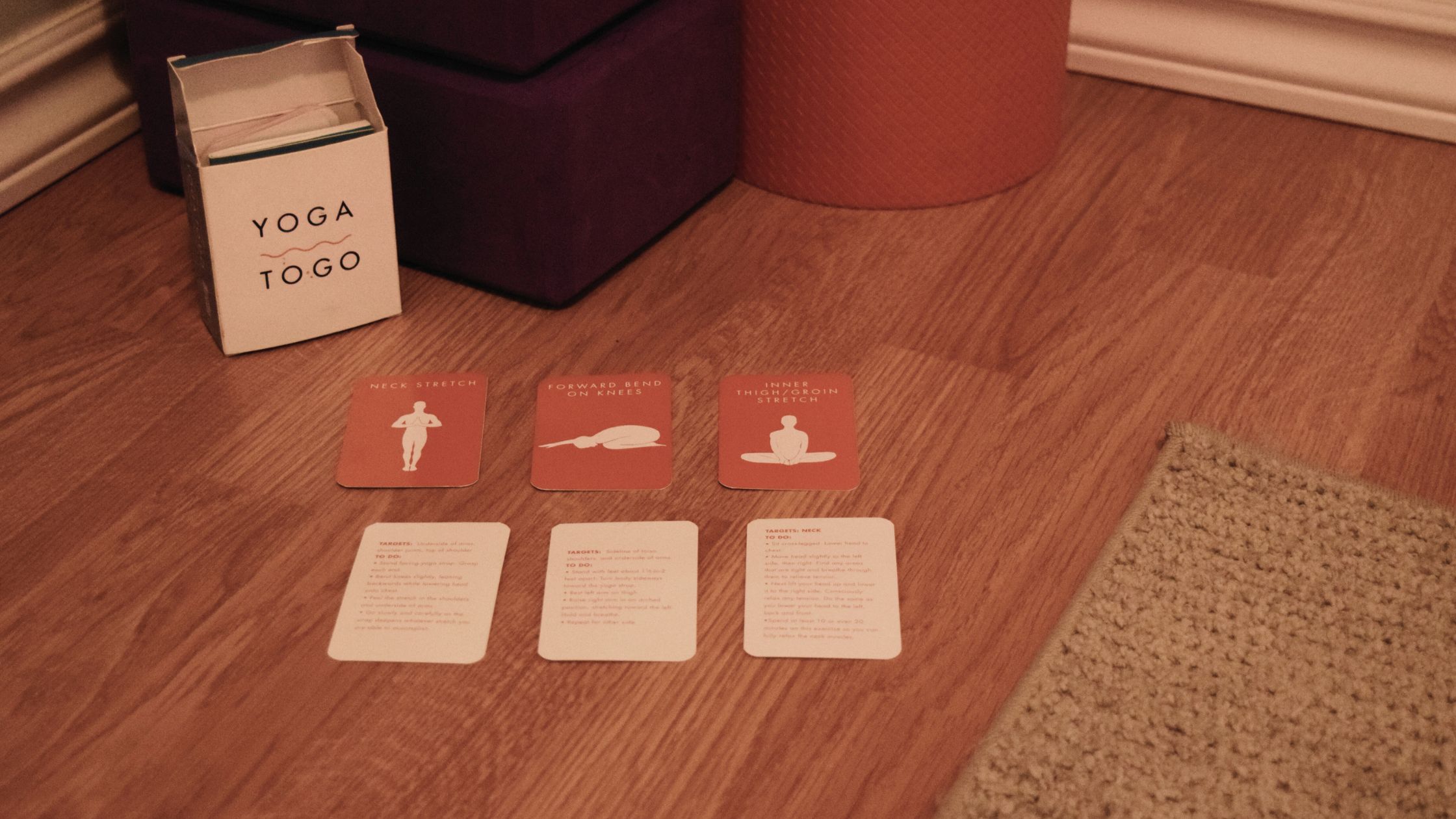 yoga sequence flash cards